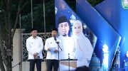 Pemerintah Kota Parepare di bawah kepemimpinan Wali Kota Tasming Hamid dan Wakil Wali Kota Hermanto memaparkan refleksi satu tahun pemerintahan dengan berbagai capaian pembangunan di berbagai sektor, di halaman rumah jabatan wali kota, Kamis (26/02/2026).
