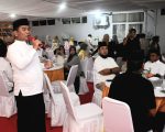 Wakil Ketua DPRD Sulawesi Selatan, Rahman Pina, menggelar buka puasa bersama di Rumah Jabatan yang berlokasi di Jalan Penjernihan No 2, Kota Makassar, Sabtu (28/2/2026).