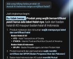 Sekretaris Kabinet Teddy Indra Wijaya menegaskan kabar yang menyebut produk asal Amerika Serikat (AS) dapat masuk ke Indonesia tanpa sertifikasi halal adalah tidak benar.
