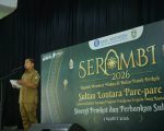 Wali Kota Parepare Tasming Hamid membuka kegiatan Semarak Ramadan Bank Indonesia (Serambi) di Islamic Center Parepare, Selasa, 3 Maret 2026.