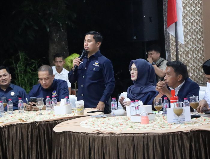Dewan Pimpinan Wilayah (DPW) Partai NasDem Daerah Pemilihan (Dapil) Sulawesi Selatan II menggelar kegiatan konsolidasi, silaturahmi, dan buka puasa bersama di Kebun Raya Jompie, Rabu (18/3/2026).
