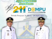 Pemerintah Kabupaten Dompu memperingati Hari Ulang Tahun (HUT) ke-211 dengan mengusung tema “Bergerak Bersama untuk Dompu Maju”. Perayaan tahun ini dirangkaikan dengan sejumlah kegiatan yang mencakup aspek budaya, literasi, pariwisata, lingkungan, hingga pelayanan publik.
