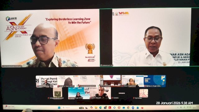 Pusat Pembelajaran dan Strategi Kebijakan Manajemen Pemerintahan Lembaga Administrasi Negara (Pusjar SKMP LAN) bekerja sama dengan Pemerintah Kota Parepare dan Badan Pengembangan Sumber Daya Manusia (BPSDM) Provinsi Sulawesi Selatan, pada Rabu, 28 Januari 2026, secara resmi membuka Pelatihan Dasar (Latsar) Calon Pegawai Negeri Sipil (CPNS) Angkatan I dan II Formasi Tahun 2024 Tahun Anggaran 2026.