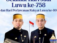 Pemerintah Kota Parepare menyampaikan ucapan Selamat Hari Jadi ke-758 Kabupaten Luwu dan peringatan Hari Perlawanan Rakyat Luwu ke-80.