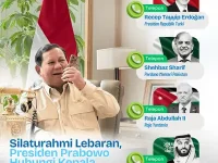 Presiden RI Prabowo Subianto memanfaatkan momentum Hari Raya Idulfitri 1447 Hijriah untuk mempererat hubungan dengan para pemimpin negara-negara Muslim melalui komunikasi langsung via sambungan telepon.