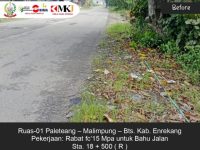 Pemerintah Provinsi Sulawesi Selatan terus mempercepat peningkatan kualitas infrastruktur jalan melalui penanganan preservasi jalan Multi Years Contract (MYC) Paket 3 menyasar sejumlah ruas strategis di Kabupaten Pinrang dan Kabupaten Sidenreng Rappang (Sidrap).