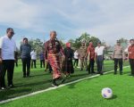 Gubernur Sulawesi Selatan, Andi Sudirman Sulaiman, meresmikan Lapangan Gaspa Palopo yang telah selesai direvitalisasi dan kini menjadi salah satu fasilitas olahraga kebanggaan masyarakat Kota Palopo, pada Jumat (10/4/2026).