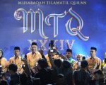 Lomba Musabaqah Tilawatil Qur’an (MTQ) XXXIV Tingkat Provinsi Sulawesi Selatan resmi dibuka oleh Gubernur Sulawesi Selatan, Andi Sudirman Sulaiman, di Lapangan Pallantikang, Kabupaten Maros, Minggu malam (12/4/2026).