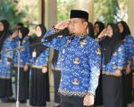 Wali Kota Parepare, Tasming Hamid memimpin Upacara Hari Kesadaran Nasional di Lapangan Binalipu, Senin, 20 April 2026.
