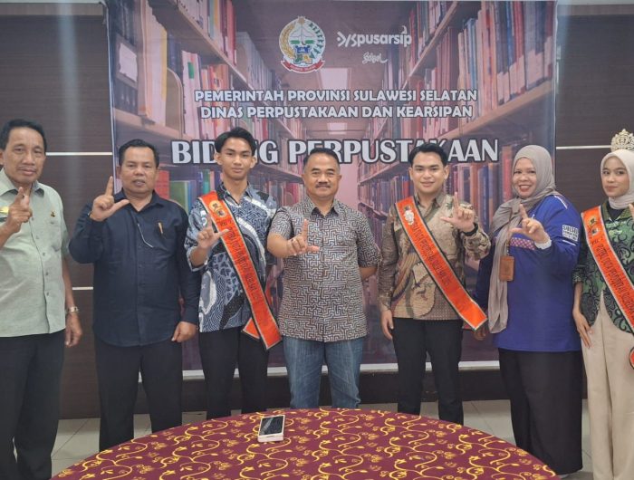 Duta Pendidikan Sulawesi Selatan melakukan audiensi dengan Dinas Perpustakaan dan Kearsipan Provinsi Sulawesi Selatan dalam rangka memperkuat sinergi program pendidikan dan literasi di wilayah Sulsel. Audiensi tersebut diterima oleh Kepala Bidang Perpustakaan, Drs. H. Andi Sangkawan, M.M. (30/04/2026).