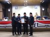 Wali Kota Parepare, Tasming Hamid menghadiri rapat paripurna DPRD Parepare dengan agenda persetujuan bersama dua rancangan peraturan daerah, Senin, 4 Mei 2026. Rapat berlangsung di Ruang Paripurna DPRD Parepare.