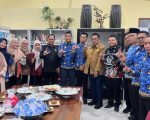 Kepala Dinas Perpustakaan dan Kearsipan Provinsi Sulsel, Prof Muhammad Jufri saat bersama Dinas Perpustakaan dan Kearsipan Kabupaten Jeneponto, di Jeneponto, Kamis 7 Mei 2026. (Foto: Dok Netral.co.id/Tif)
