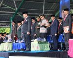 Pemerintah Kota Parepare menggelar upacara peringatan Hari Pendidikan Nasional (Hardiknas) 2026 di Lapangan Andi Makkasau. Selasa (12/5/2026).
