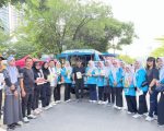 Mobil Perpustakaan Keliling DPK SulSel Semarakkan HUT Perpusnas RI ke 46 dan Hari Buku Nasional di Makassar