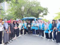 Mobil Perpustakaan Keliling DPK SulSel Semarakkan HUT Perpusnas RI ke 46 dan Hari Buku Nasional di Makassar