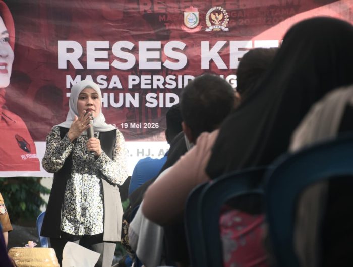 Anggota DPRD Kota Makassar, Andi Suhada Sappaile mengawali reses ketiga masa persidangan ketiga tahun sidang 2025/2026 di Kecamatan Ujung Pandang, Selasa (19/5/2026).