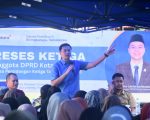 Anggota DPRD Kota Makassar, Andi Odhika Cakra, kembali menyapa konstituennya di Kecamatan Biringkanaya melalui reses ketiga masa persidangan ketiga tahun sidang 2025/2026, Selasa (19/5/2026).