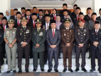 Pemkab Bantaeng saat gelar upacara Harkitnas Ke-118 tahun 2026, di Halaman Kantor Bupati Bantaeng, Rabu 20 Mei 2026.