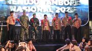 Wali Kota Parepare, Tasming Hamid menyampaikan apresiasi dan rasa bangganya terhadap penyelenggaraan Pembukaan Perkemahan Bangkit Penggalang Tahun 2026. Kegiatan digelar di Lapangan Upacara Binalipu, Jumat malam (22/5/2026).