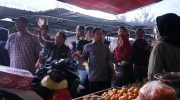 Wali Kota Parepare, Tasming Hamid bersama jajaran Pemerintah Kota dan Forum Koordinasi Pimpinan Daerah (Forkopimda) turun langsung memantau harga sembako di Pasar Tradisional Semi Modern Lakessi.