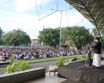 Pemerintah Kota Parepare menggelar peringatan Hari Raya Idul Adha 1447 Hijriah secara khidmat di Lapangan Andi Makkassau Kota Parepare, Rabu (27/05/2026).