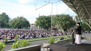 Pemerintah Kota Parepare menggelar peringatan Hari Raya Idul Adha 1447 Hijriah secara khidmat di Lapangan Andi Makkassau Kota Parepare, Rabu (27/05/2026).
