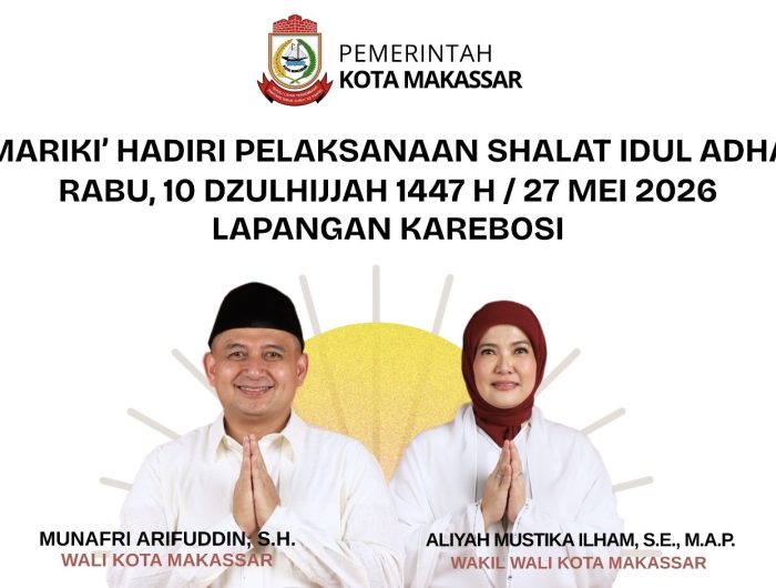 Appi-Aliyah Akan Salat Idul Adha Bersama Ribuan Warga di Lapangan Karebosi 13 a440187d 48fc 4741 84fb 40ebab99f9d1 1