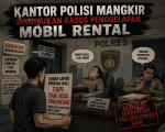 Penanganan kasus dugaan penipuan dan penggelapan mobil rental (Moren) yang ditangani Satreskrim Polres Gowa kini menuai sorotan tajam dari kalangan praktisi hukum Sulawesi Selatan. Sedikitnya 19 unit kendaraan yang diduga berkaitan dengan tindak pidana disebut telah diketahui keberadaannya, namun hingga kini belum juga dilakukan penyitaan oleh penyidik.