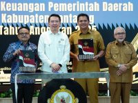 Pemerintah Kabupaten Bantaeng meraih Opini Wajar Tanpa Pengecualian (WTP) dari Badan Pemeriksa Keuangan (BPK) RI, di Auditorium BPK RI Perwakilan Sulawesi Selatan, Makassar, Selasa 2 Juni 2026.