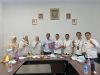 Plt. Kepala Dinas Perpustakaan dan Kearsipan Provinsi Sulawesi Selatan, Prof. Dr. Muhammad Jufri, M.Si., M.Psi., Psikolog, menyerahkan secara langsung dua buku karya ilmiahnya kepada Plt. Kepala UPT Perpustakaan, Kaharullah, S.E., M.M., dalam sebuah pertemuan yang berlangsung di ruang kerja Kepala Dinas, Rabu (3/6/2026).