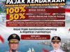 Pemerintah Provinsi Sulawesi Selatan memberikan keringanan bagi masyarakat yang masih memiliki tunggakan Pajak Kendaraan Bermotor (PKB) melalui program pembebasan denda 100 persen dan pengurangan pokok pajak hingga 50 persen.