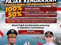 Pemerintah Provinsi Sulawesi Selatan memberikan keringanan bagi masyarakat yang masih memiliki tunggakan Pajak Kendaraan Bermotor (PKB) melalui program pembebasan denda 100 persen dan pengurangan pokok pajak hingga 50 persen.