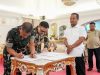 Pemerintah Provinsi Sulawesi Selatan (Pemprov Sulsel) melakukan penandatanganan Perjanjian Kerja Sama (PKS) dengan Kodam XIV/Hasanuddin terkait penanganan bencana banjir di Kabupaten Luwu Utara.