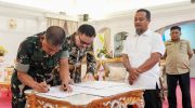 Pemerintah Provinsi Sulawesi Selatan (Pemprov Sulsel) melakukan penandatanganan Perjanjian Kerja Sama (PKS) dengan Kodam XIV/Hasanuddin terkait penanganan bencana banjir di Kabupaten Luwu Utara.
