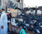 Gubernur Sulawesi Selatan, Andi Sudirman Sulaiman, mengunjungi lokasi kebakaran di Jalan Sultan Alauddin III, Kelurahan Mangasa, Kecamatan Tamalate, Kota Makassar, Jumat (19/6/2026) pagi.