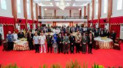 Gubernur Sulawesi Selatan, Andi Sudirman Sulaiman, mengukuhkan Mardiyanto Arif Rakhmadi sebagai Kepala Perwakilan Badan Pengawasan Keuangan dan Pembangunan (BPKP) Provinsi Sulawesi Selatan di Aula Asta Cita, Rumah Jabatan Gubernur Sulsel, Makassar, Jumat (19/6/2026).