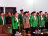 Gubernur Sulawesi Selatan, Andi Sudirman Sulaiman, menghadiri pelantikan Pengurus Dewan Pimpinan Wilayah (DPW) Partai Persatuan Pembangunan (PPP) Sulawesi Selatan periode 2026-2031 yang dirangkaikan dengan Musyawarah Kerja Wilayah (Muskerwil) I PPP Sulsel di Hotel Claro Makassar, Sabtu (20/6/2026).