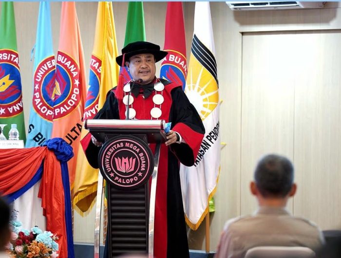 Sabtu, 20 Juni 2026, Pengukuhan Prof. Dr. Andi Alim, S.KM., M.Kes sebagai Guru Besar dalam Bidang Ilmu Sosiologi Kesehatan Masyarakat Universitas Mega Buana Palopo menjadi momentum penting dalam penguatan perspektif sosial dalam pembangunan kesehatan Indonesia.