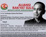 Dukungan terhadap program-program kerakyatan Presiden Prabowo Subianto terus mengalir dari berbagai elemen masyarakat. Kali ini, Aliansi Rakyat Sulsel akan menggelar aksi damai yang melibatkan sekitar 15 ribu massa aksi pada Rabu (24/6/2026) di kawasan Fly Over dan Kantor sementara DPRD Sulawesi Selatan.