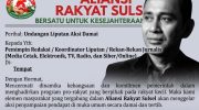 Dukungan terhadap program-program kerakyatan Presiden Prabowo Subianto terus mengalir dari berbagai elemen masyarakat. Kali ini, Aliansi Rakyat Sulsel akan menggelar aksi damai yang melibatkan sekitar 15 ribu massa aksi pada Rabu (24/6/2026) di kawasan Fly Over dan Kantor sementara DPRD Sulawesi Selatan.