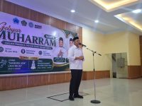 Bupati Bantaeng, Muh. Fathul Fauzy Nurdin akrab disapa Uji Nurdin, secara resmi membuka kegiatan Gebyar Muharam 1448 Hijriah yang diselenggarakan oleh DPD BKPRMI Kabupaten Bantaeng yang berlangsung di Gedung Balai Kartini, Jumat 26 Juni 2026.