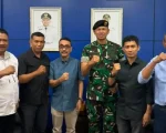 Perumda Air Minum (PDAM) Kota Makassar bersama Batalyon Kavaleri (Yonkav)-10 Mendagiri memperkuat koordinasi dalam upaya meningkatkan pelayanan air bersih bagi penghuni kompleks asrama prajurit di Kota Makassar.