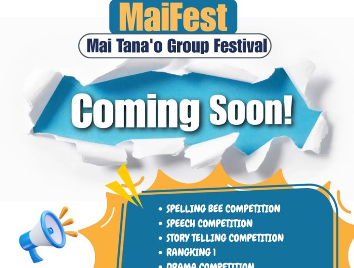 Dunia pendidikan kembali akan diramaikan dengan hadirnya MaiFest 2026 (Mai Tana'o Group Festival) Batch I, sebuah festival kompetisi yang diinisiasi oleh Mai Tana'o Group sebagai wadah bagi para pelajar untuk mengembangkan potensi, kreativitas, serta kemampuan akademik dan komunikasi.