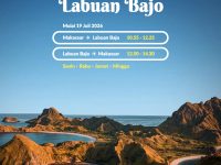 Kabar baik bagi masyarakat Indonesia Timur. Wings Air resmi menghadirkan rute penerbangan Makassar–Labuan Bajo, sehingga akses menuju salah satu destinasi wisata unggulan Indonesia kini menjadi lebih mudah, cepat, dan nyaman.