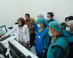 Wali Kota Parepare, Tasming Hamid bersama Wakil Wali Kota Parepare, Hermanto meresmikan layanan kateterisasi jantung (Cath Lab) yang telah bekerja sama dengan BPJS Kesehatan di RSUD Andi Makkasau Parepare.