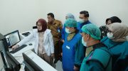 Wali Kota Parepare, Tasming Hamid bersama Wakil Wali Kota Parepare, Hermanto meresmikan layanan kateterisasi jantung (Cath Lab) yang telah bekerja sama dengan BPJS Kesehatan di RSUD Andi Makkasau Parepare.