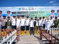 Pemerintah Provinsi Sulawesi Selatan melalui Dinas Lingkungan Hidup dan Kehutanan (DLHK) menanam sebanyak 7.000 bibit mangrove di Dusun Biringkassi, Desa Bulu Cindea, Kecamatan Bungoro, Kabupaten Pangkajene dan Kepulauan (Pangkep), dalam rangka memperingati Hari Mangrove Sedunia 2026.