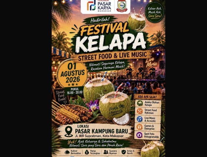 Sabtu Sore Jangan Lewatkan! Festival Kelapa Muda di Pasar Kampung Baru Bagikan Minuman Gratis 13 IMG 9711