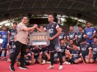 Sekretaris Daerah Amarun Agung Hamka di Lapangan Andi Makkasau, Kota Parepare, Jumat (13/3/2026).
