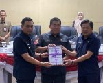 Dewan Perwakilan Rakyat Daerah (DPRD) Kota Parepare menggelar rapat paripurna dengan agenda penyerahan Rancangan Kebijakan Umum Anggaran dan Prioritas Plafon Anggaran Sementara (KUA-PPAS) Tahun Anggaran 2027 di Ruang Rapat Paripurna DPRD Kota Parepare, Rabu (29/7/2026).